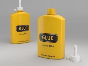 glue bottle Modèle 3D