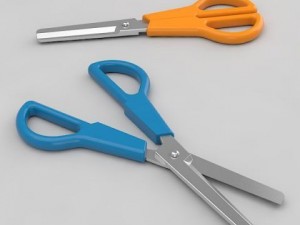 small scissors 3D Model
