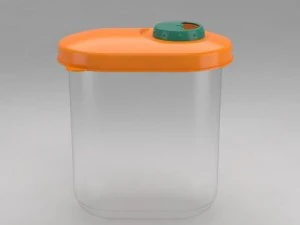 tupperware de a&ccedil;&uacute;car Modelo 3D
