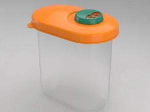 tupperware de a&ccedil;&uacute;car Modelo 3D