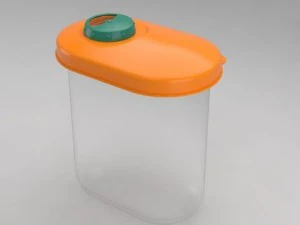 tupperware de a&ccedil;&uacute;car Modelo 3D