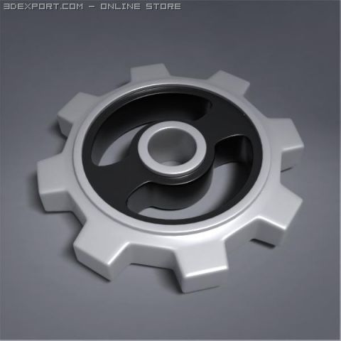 gear 3D-Modell .c4d .max .obj .3ds .fbx .stl .blend 