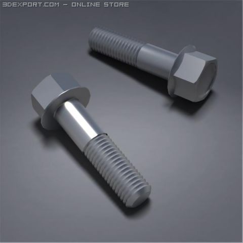 screw 01 3D-Modell .c4d .max .obj .3ds .fbx .stl .blend 
