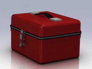 상자 고체 3D 모델