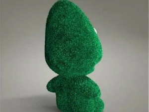 green monster toy 3D Model