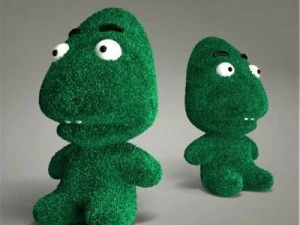 green monster toy 3D Model