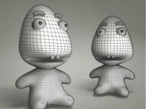 green monster toy 3D 模型