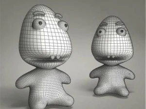 green monster toy 3D Model