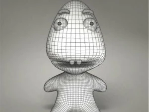 green monster toy 3D Model