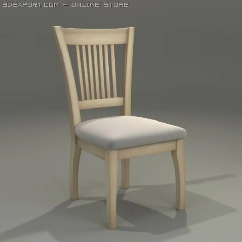 chair 3D Model .c4d .max .obj .3ds .fbx .stl .blend 