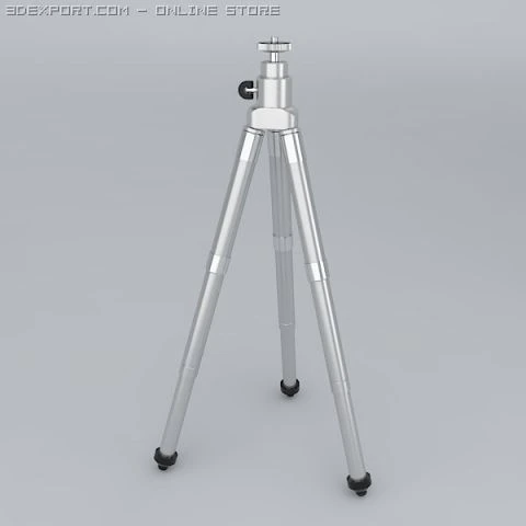 tripod 3D Model .c4d .max .obj .3ds .fbx .stl .blend