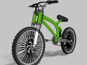 mountain bike toon render 3D Модель