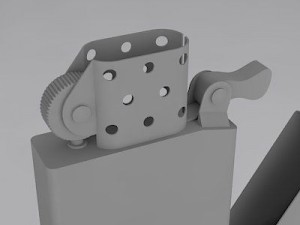 antique lighter Model 3D