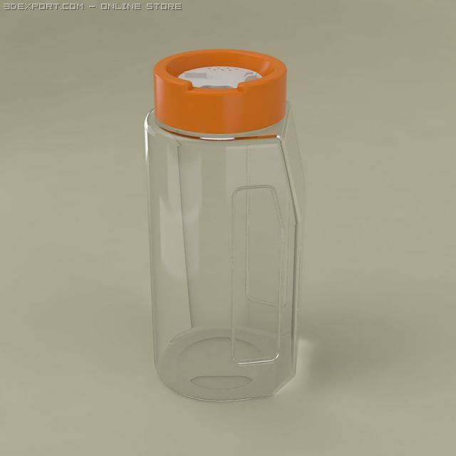salt shaker 3D Model .c4d .max .obj .3ds .fbx .stl .blend 