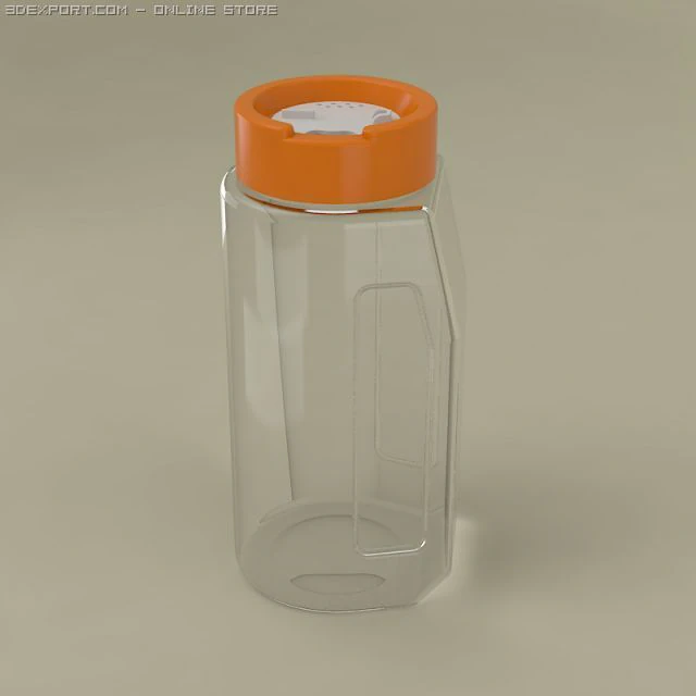 salt shaker 3D Model .c4d .max .obj .3ds .fbx .stl .blend