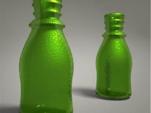 glass bottle Modèle 3D