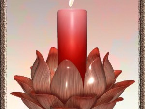 flower candle stand 3D Model