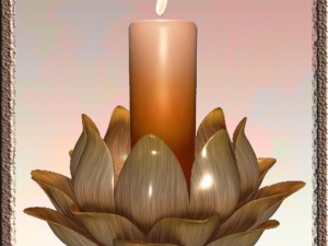 flower candle stand 3D Model
