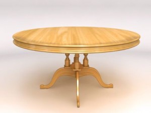 table 001 3D Model