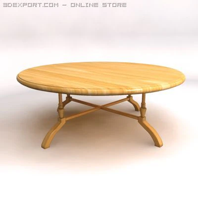 table 002 3D Model .c4d .max .obj .3ds .fbx .stl .blend 