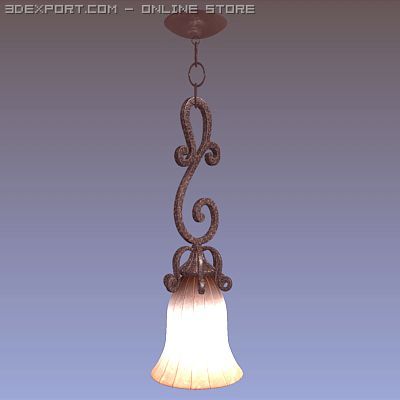 ceiling lamp 3D Model .c4d .max .obj .3ds .fbx .stl .blend 