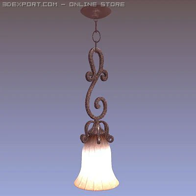 ceiling lamp 3D Model .c4d .max .obj .3ds .fbx .stl .blend