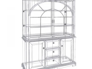 china cabinet 3D Model