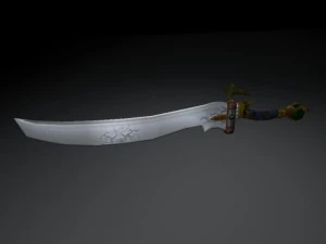 miecz szponowy Model 3D