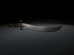 talon sword 3D Model