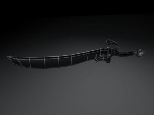 talon sword 3D Model