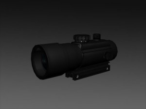 heavy assault rifle Modèle 3D
