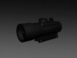 heavy assault rifle 3D Model