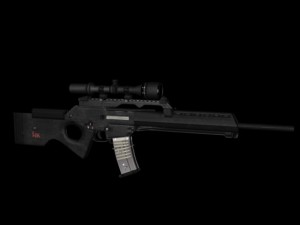 sl8 sniper rifle 3Dモデル