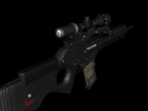 sl8 sniper rifle Model 3D