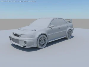 랜서 에보 6 3D 모델