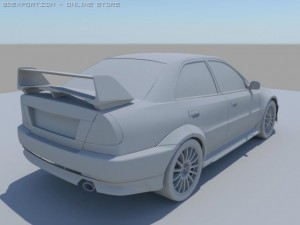 lancer evo 6 Modèle 3D