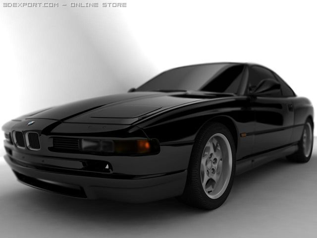bmw 850 csi 3D Model .c4d .max .obj .3ds .fbx .stl .blend 