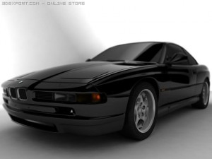 bmw 850 csi 3D-Modell
