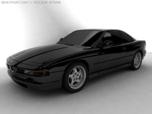 bmw 850 csi 3D Model