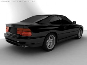 bmw 850 csi 3D Model
