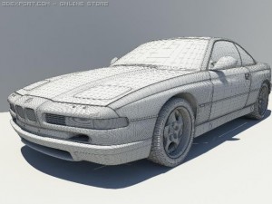 bmw 850 csi 3D Model