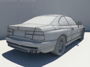 bmw 850 csi 3D Model