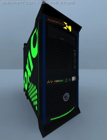 computer 3D Model .c4d .max .obj .3ds .fbx .stl .blend 