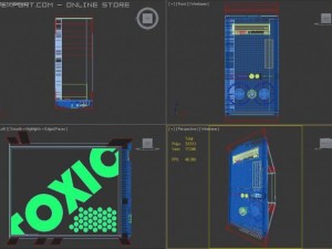 computer 3D मॉडल