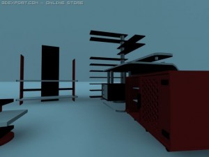 furniture set Model 3D