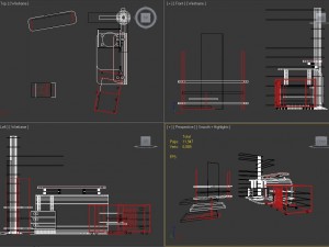 furniture set Model 3D
