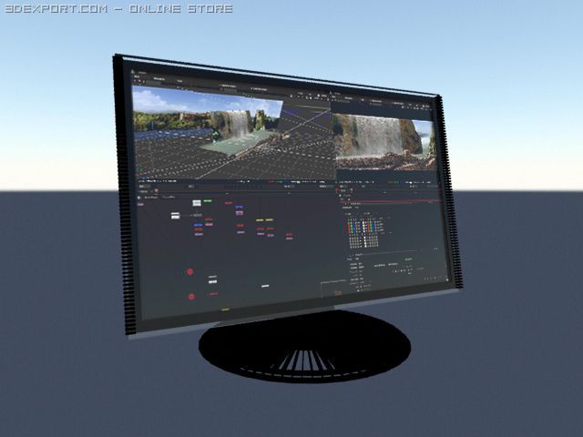 display pc Modello 3D .c4d .max .obj .3ds .fbx .stl .blend 