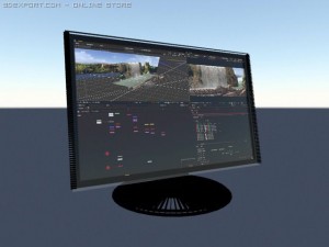 display pc Modèle 3D