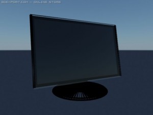 display pc Modello 3D