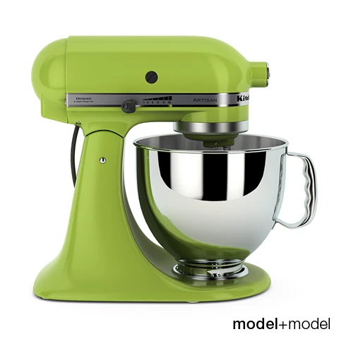 stand mixer kitchenaid artisan 3D Model .c4d .max .obj .3ds .fbx .stl .blend 